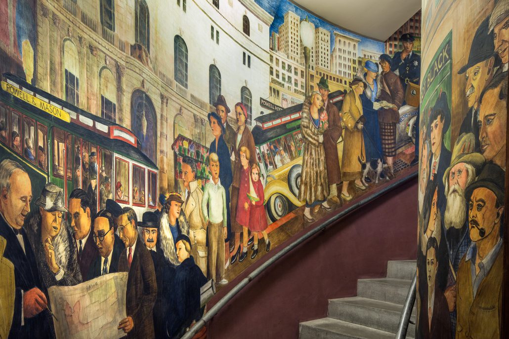 Coit Tower Murals ARG Conservation Services Inc   CWakely614217 1030x687 